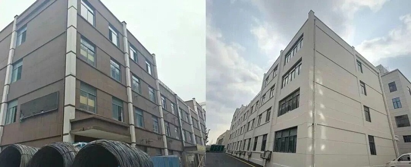 外墙对比效果