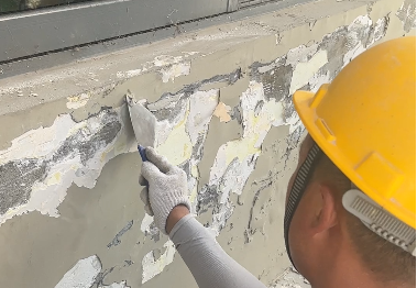 厂房外墙基层处理