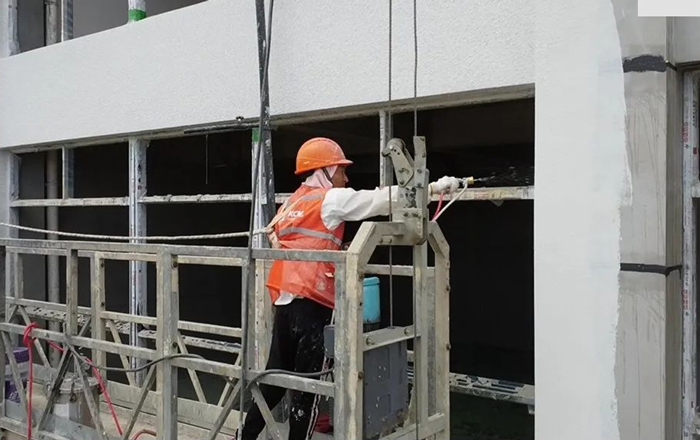 科创美仿石漆——助力滁州一厂房形象提升