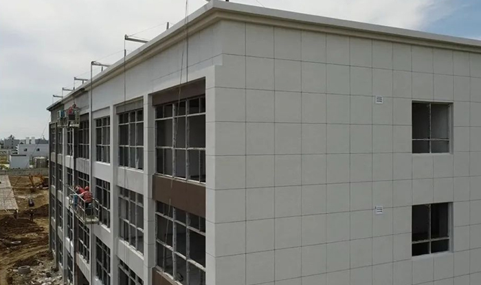 科创美仿石漆——助力滁州一厂房形象提升