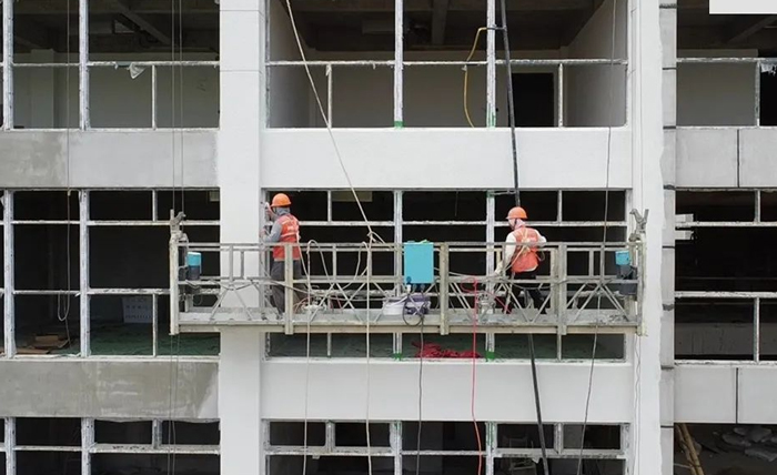 科创美仿石漆——助力滁州一厂房形象提升