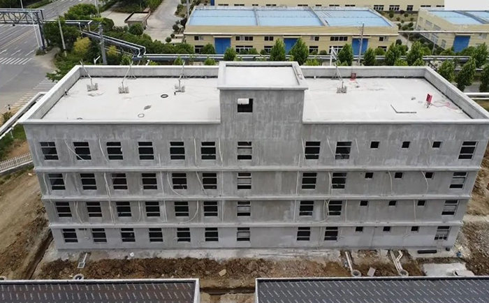 科创美仿石漆——助力滁州一厂房形象提升