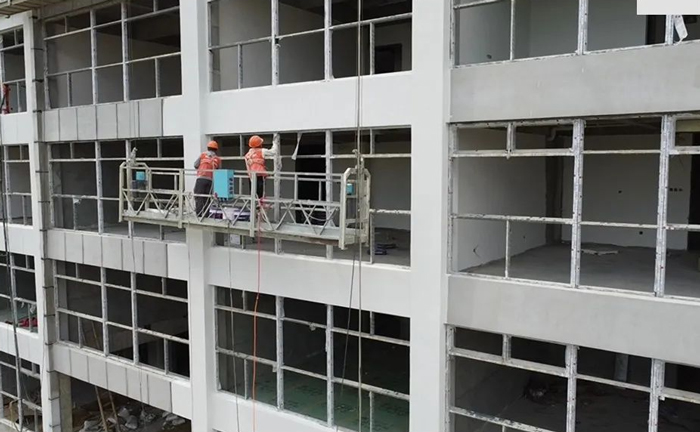 科创美仿石漆——助力滁州一厂房形象提升