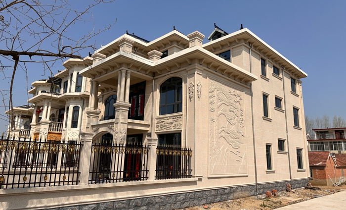 科创美仿石漆，点亮乡村之美