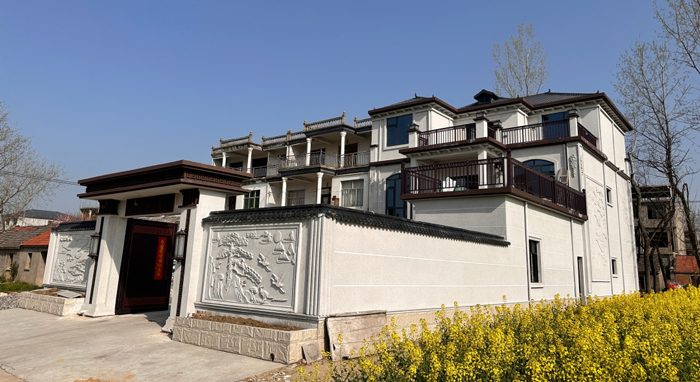 科创美仿石漆，点亮乡村之美