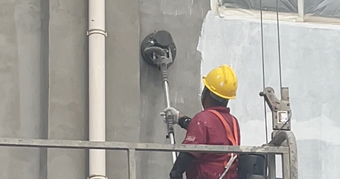 外墙基层打磨
