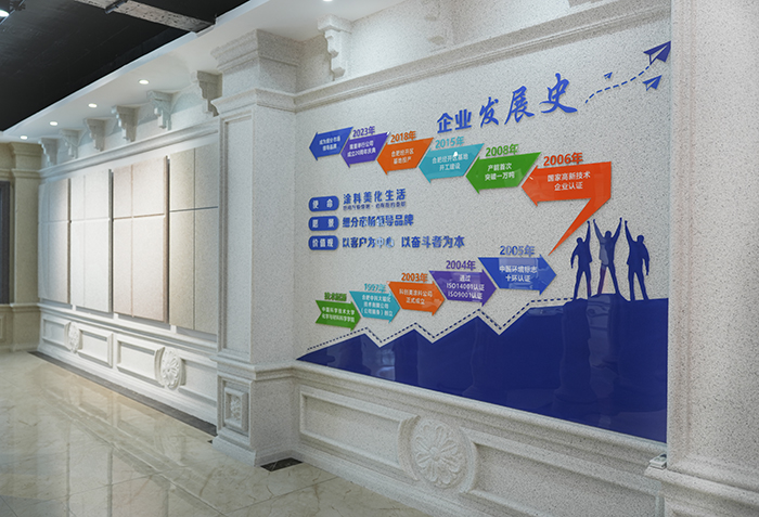 科创美-企业历程墙