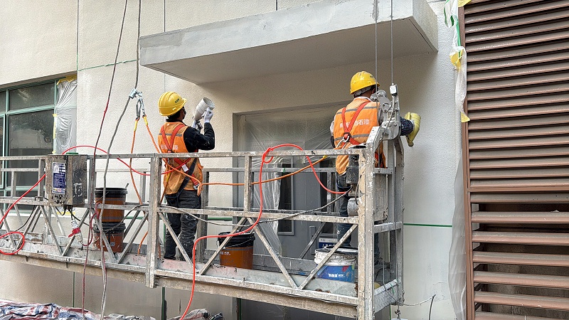 科创美合肥厂房外墙施工