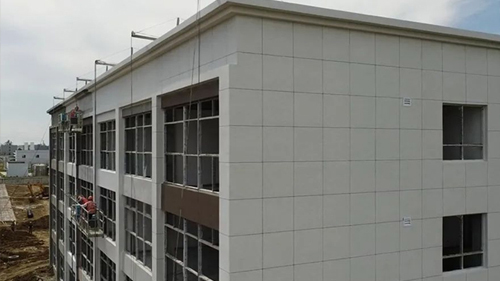 科创美仿石漆——助力滁州一厂房形象提升