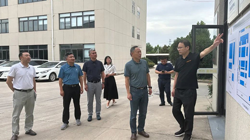 中建材地坪产业分会秘书长一行到访科创美