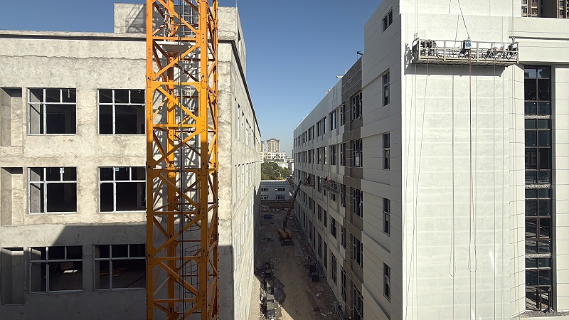 安徽科创美厂房外墙施工细节