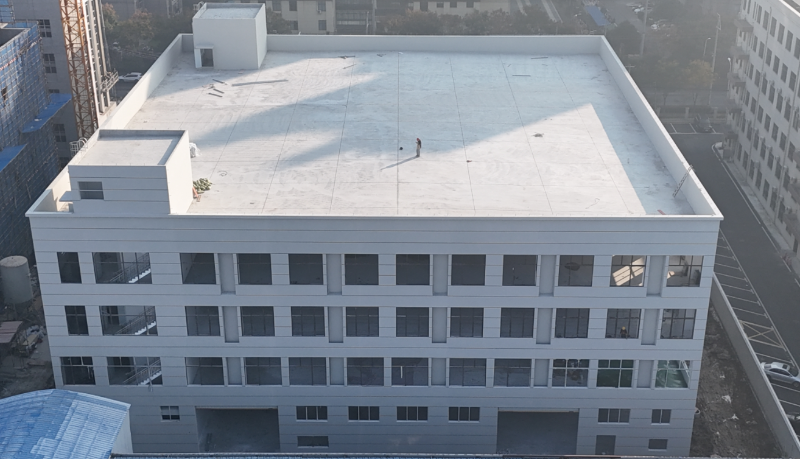 安徽肥东厂房外墙完工案例