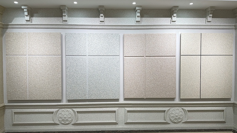 厂房外墙翻新仿石漆样板