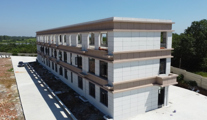 安徽科创美外墙施工案例