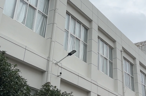 厂房外墙完工后