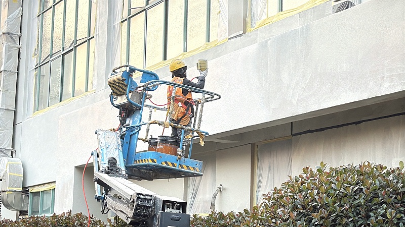 安徽科创美外墙翻新施工