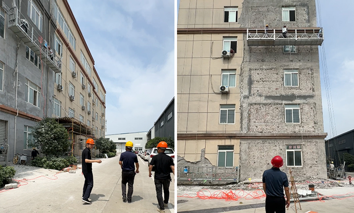 合肥暖达保温管有限公司厂区外墙翻新项目